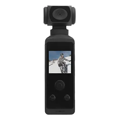 Produktbild: Taschen Action Kamera, 16 MP 4K 30 FPS WiFi Handcamcorder, Anti Shake Tauchkamera mit 1,3 Zoll HD LCD Bildschirm, Mikrofon, Clip Halterung, 30 M Wasserdichtes Gehäuse