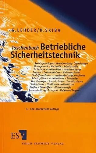Produktbild: Taschenbuch Betriebliche Sicherheitstechnik