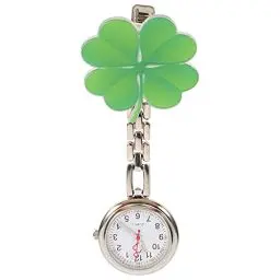 Produktbild: Taschenuhr Armbanduhr Quarzuhr Ansteckuhr Krankenschwesternuhr Pflege Vierblättriges Kleeblatt FOB- Uhr für Doktor Pfleger Abschluss Geschenk