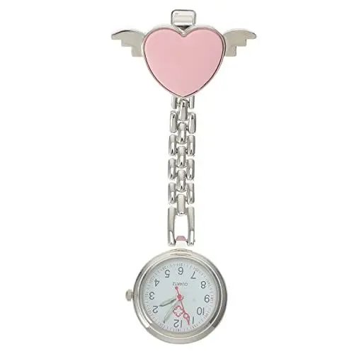 Produktbild: iplusmile Uhren mit Clip - Taschenuhr Schwesternuhr - Analoge Quarzuhr mit Pulsmesser und Leuchtzeiger für Doktor Pfleger