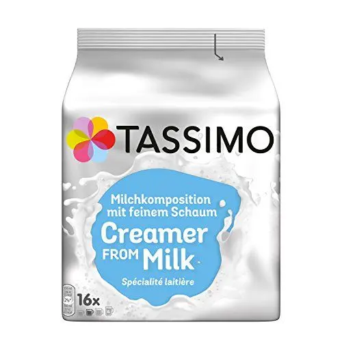 Produktbild: Tassimo Kapseln Milchkomposition, 16 Milch Kapseln für 16 Getränke