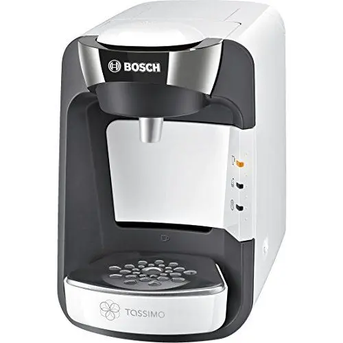Produktbild: Tassimo Suny Kapselmaschine TAS3204 Kaffeemaschine by Bosch, über 70 Getränke, vollautomatisch, geeignet für alle Tassen, nahezu keine Aufheizzeit, 1300 W, weiß