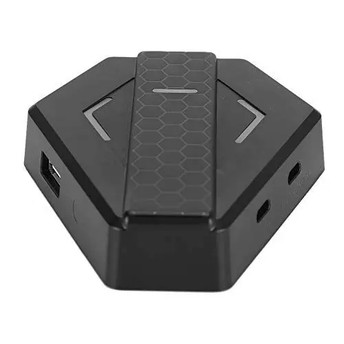 Produktbild: USB Tastatur Maus, für X 360 X 1 P3 P4 N Switch Av2hdmi Gana Adapter Konverter HDMI Cinch Spielkonsole Gamepad (Schwarz)