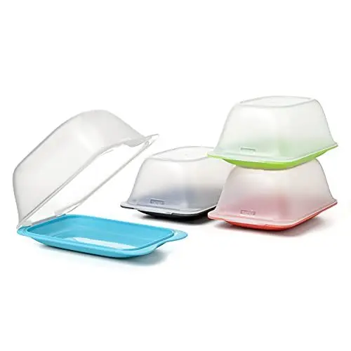 Produktbild: TATAY Aufschnittbox Käse Macher Fresh, BPA frei, Mehrweg, Stackables, Geschirrspüler & MWO, zufällige Farbe. 1pc. Maßnahmen 17 x 6 x 25 cm