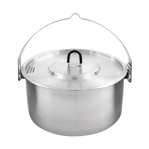Produktbild: Tatonka Kettle II 2.5 L - Outdoor-Kochtopf aus Edelstahl mit Volumenskalierung und inklusive Deckel mit Siebfunktion - 2,5 Liter - Ø 20 x 10,5 cm