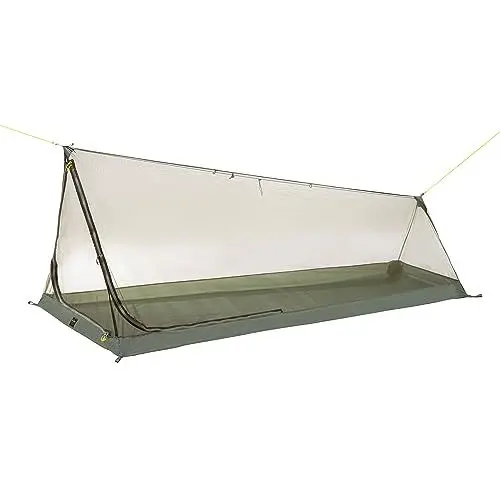 Produktbild: Tatonka Moskitozelt Single Mesh Tent - Ultraleichtes 1-Mann Zelt aus Netzmaterial zum Schutz vor Insekten - mit wasserdichtem Boden und kleinem Packmaß
