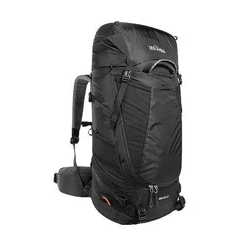 Produktbild: Tatonka Tourenrucksack Norix 48+10 - Leichter Rucksack mit Frontzugriff, verstellbarem Tragesystem, Bodenfach und Regenhülle - 58 Liter - 70 x 32 x 18 cm (black/titan grey)