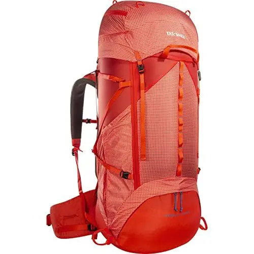 Produktbild: Tatonka Trekkingrucksack Yukon LT 60+10 RECCO - Sehr Leichter Tourenucksack mit großem Frontzugriff und verstellbarem Rückensystem - 70 Liter Volumen (red orange)