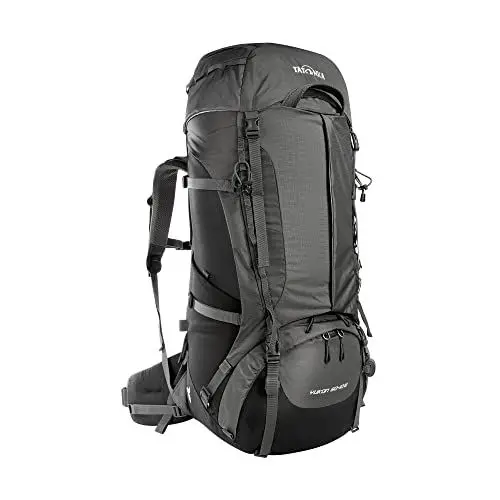 Produktbild: Tatonka Yukon 60+10 Women - Trekkingrucksack für Frauen - Mit Frontzugriff, verstellbarem Rückensystem, extra Bodenfach, Regenhülle und 70 Liter Volumen (titan grey/black)