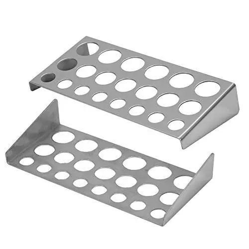 Produktbild: Tattoo Ink Cup Holder, 23 Löcher Edelstahl Tattoo Ink Holder Stand Pigment Cup Tattoo Pigmenttinte Kappe Getränkehalter für Permanent Make-up Tattoo Maschine liefert