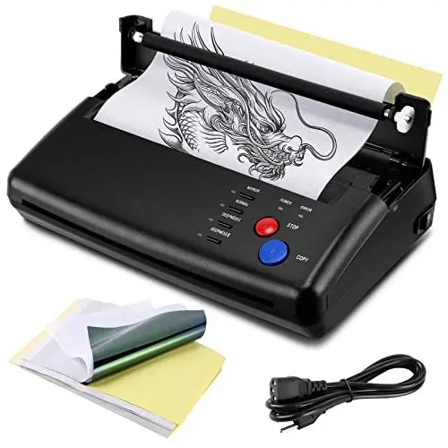Produktbild: Tattoo Transfer Stencil Machine Copier Printer with 20pcs Free Tattoo Stencil Transfer Paper Tattoo Transfer Stencil Machine