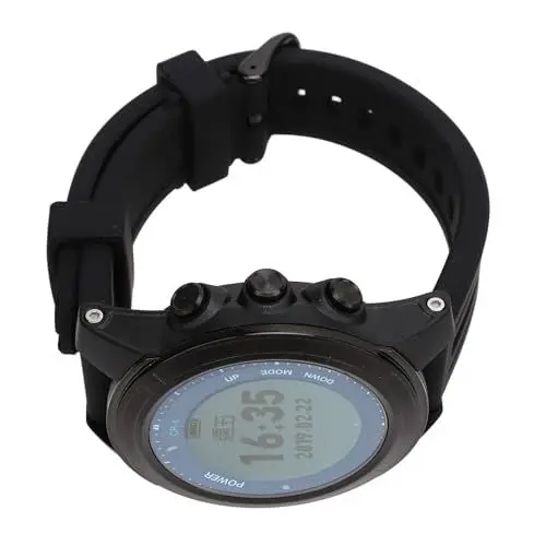 Produktbild: Tauchcomputeruhr Wasserdicht 100 M, Tragbarer Multifunktions-Freitauchcomputer Zum Tauchen, LED-Display, Silikonarmband