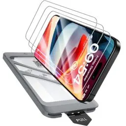 Produktbild: TAURI 3 Stück für iPhone 15 Panzerglas 6,1