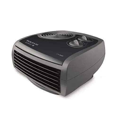 Produktbild: Taurus CA2400 Heizlüfter, 2400 W, 2 Heizleistungen, Kaltluftventilator, regulierbarer Thermostat, kompakt, grau