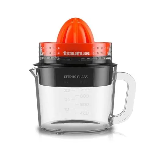Produktbild: Taurus Citrus Glass Zitruspresse (Rotation doppelten Sinn, insgesamt 1 L)