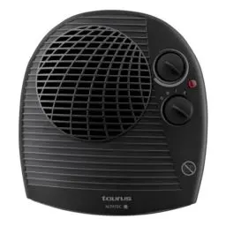 Produktbild: Taurus Heizung | TFH-3001 | 2000 W | 2 Heizstufen | Ventilatorfunktion | Regulierbares Thermostat | Sicherheitssystem | Kompaktes Design | 26 x 25 x 10 cm, Schwarz
