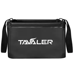 Produktbild: Tavaler Faltschüssel Camping 15L, Faltbare Spülschüssel Camping, Waschschüssel Faltbar Outdoor Camping Spülbecken, aus 500D PVC