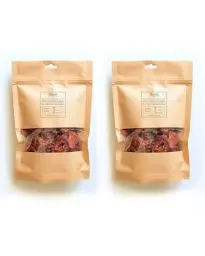 Produktbild: Tavazo® 2x50gr Sonnengetrocknete Tomaten, Sehr leicht gesalzen, 100% natürliche getrocknete Tomaten Premium Qualität Getrocknetes Gemüse - ungeschwefelt -Glutenfrei, Vegan