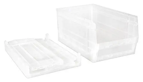 Produktbild: Tayg 204340 Lagersichtkasten, Kunststoff,transparent, faltbar, 336 x 216 x 175 mm