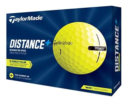 Produktbild: TaylorMade Distance+ gelbe Golfbälle, gelb