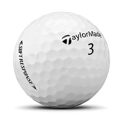 Produktbild: TaylorMade Unisex Soft Response Golfball, Weiß, Einheitsgröße, Sanfte Reaktion