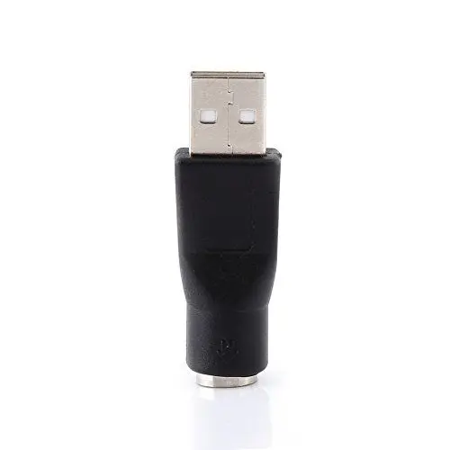 Produktbild: Tbest 2 X USB-auf-Adapter, Tastatur auf U, Computerzubehör, Peripheriegeräte, 2 Stück USB 2.0 A-Stecker auf PS 2-Buchse, Konverter-Anschluss für PC-Computer-Tastatur, Maus