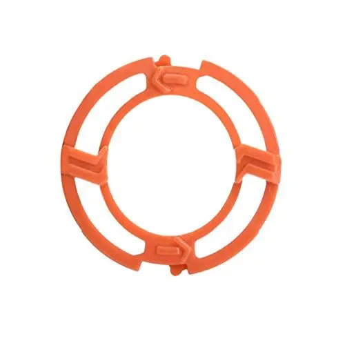 Produktbild: Tbest 3 Stück Orange Klingenhalteringe für Series 7000 9000 Rq12 Modelle Cinnyi 3 Stück Rasierer, Ersatzklingen Rasierer 9000, Klingenhalter, 9000