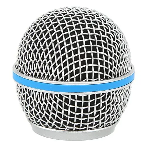 Produktbild: Tbest Ersatzkorb, Mikrofon Beta 87A, Mikrofonkapsel,Mesh-Mikrofonköpfe,Mikrofon-gelkopf-Mesh-Grill,Edelstahl-Grill,Mikrofon-gelkopfabdeng,Ersatz Für Beta58A
