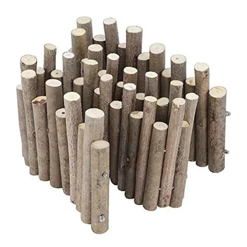Produktbild: Tbest Hamster Holzzaun, Woodland Holzbrücke Ratte Leiter Brücke Rattenleiter Brücke Spielzeug Holzleiter Natürliches Versteck für Kleintiere