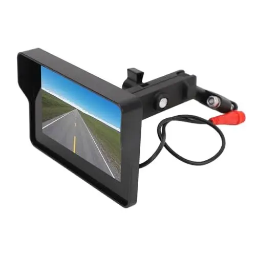 Produktbild: Motorrad-GPS-Navigator, Tragbare Motorrad-GPS-Navigation Dual 5-Zoll-IPS-Touchscreen-Motorrad-Stereoanlage für Carplay für Auto (ohne DVR)