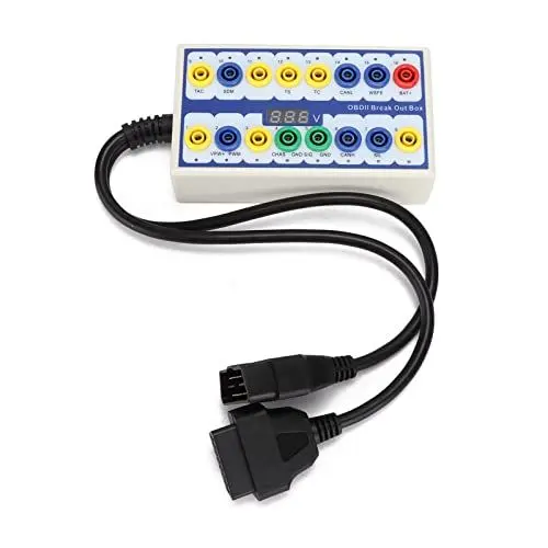 Produktbild: obd breakout box,16-polige Obd2-Breakout-Box,Obdii-Protokoll-Detektor,Diagnosesignalanschluss,Schnelles Erkennungswerkzeug für Fahrzeuge,Diagnosewerkzeuge
