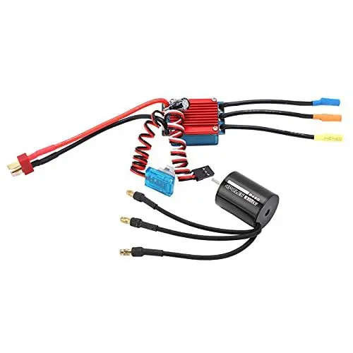 Produktbild: Tbest RC Motor ESC Combo, 2430 6300KV Wasserdichter 4-poliger Bürstenloser Motor 25A Elektrischer Geschwindigkeitsregler-Satz für 1/16 1/18 RC-Car