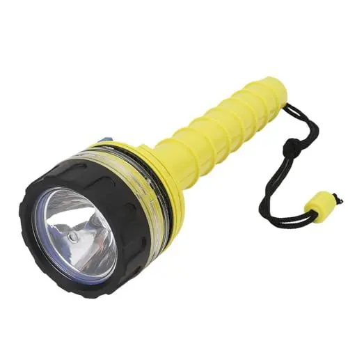Produktbild: Tbest Tauchtaschenlampe, wasserdichte, rutschfeste, Ultrahelle LED-Unterwasser-Tauchlampe für Unterwassercamping