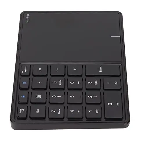 Produktbild: Tbest nummernblock mit touchpad,Nummernblock Mit Touchpad,Havit Bluetooth-Nummernblock,USB-Ziffernblock,26 Tasten,Tragbare -Finanzbuchhaltung,Wiederaufladbarer Nummernblock Für