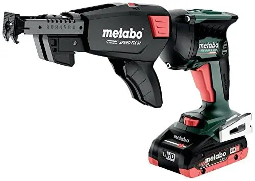 Produktbild: metabo Akku-Trockenbauschrauber TBS 18 LTX BL 5000-18 V, 5000 /min Drehzahl, 6 Nm - Autostart, Brushless Motor, ergonomisch, leicht, präzise - Inkl. 2 x Akkupack 4.0 Ah, Ladegerät und metaBOX