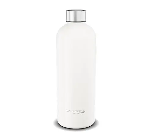 Produktbild: TC DAILY BOTTLE 0,70l, white mat, Thermosflasche aus Edelstahl, 6 h heiß / 12 h kalt, absolut dicht für Schule, Büro, by THERMOS, Wasserflasche, Isolier-Trinkflasche, Trinkflasche, isolierte Flasche
