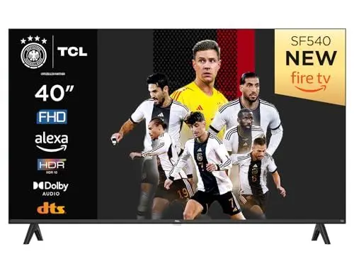 Produktbild: TCL 40SF540 - 40 Zoll FHD Smart Fernseher - HDR & HLG-Dolby Audio-DTS Virtual X /DTS-HD-Metall Randlos-Dual-Band Wifi 5-mit Fire OS 7 System