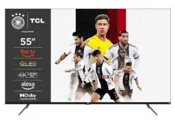 Produktbild: TCL 55CF630 139cm (55 Zoll) QLED Fire TV (4K Ultra HD, HDR 10+, Dolby Vision & Atmos, Smart TV, Game Master, 60Hz Motion clarity, Press & Ask Alexa), Schwarz
