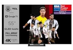 Produktbild: TCL 55T8A 55-Zoll-Fernseher, QLED, HDR 1000 nits, Full Array Local Dimming, IMAX Enhanced, 144Hz VRR, Dolby Vision und Atmos TV, Unterstützt bei Google