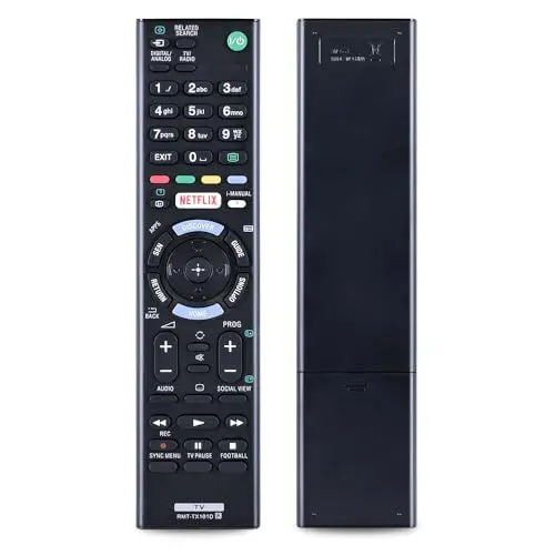 Produktbild: TCNOUMT Passend für Sony RMT-TX101D Fernseher Fernbedienung Ersatz für Sony Bravia TV KDL-32R400C KDL-32R403C KDL-32R503C KDL-40R550C KDL-42W655A KDL-48W705C KD-55X8507C KDL-60NX725