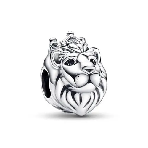 Produktbild: TCZNAF Lion King Charm Anhänger 925 Sterling Silver Zirkonia Kompatibilität für Europas Armband für Damen