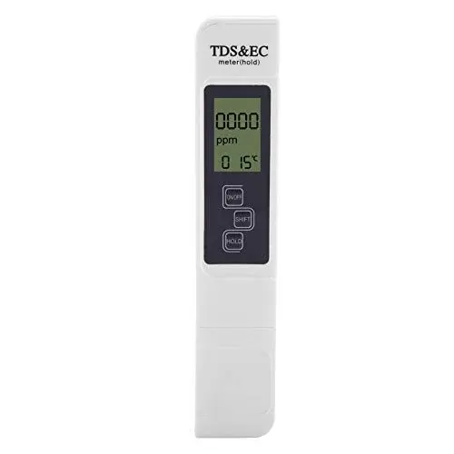 Produktbild: tds messgerät,ppm messgerät Wasser,Wasserqualitätstest Meter,Wasserqualität Tester Multifunktionales digitales LCD Wassertester Temperatur TDS EC Messgerät für Getränkegetränke