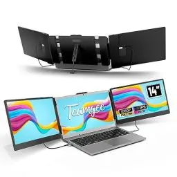 Produktbild: Teamgee Portable Monitor für Laptop, 14’’ FHD Laptop Monitor Erweiterung, Plug und Play Display für Mac, Wins, Android, Dex PC mit 13