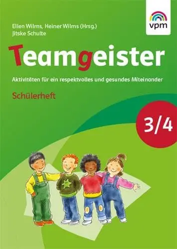 Produktbild: Teamgeister 3/4. Aktivitäten für ein respektvolles und gesundes Miteinander: Arbeitsheft Klasse 3/4