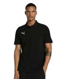 Produktbild: PUMA Herren Teamgoal Casuals Poloshirt, Puma Black-puma White, XL EU