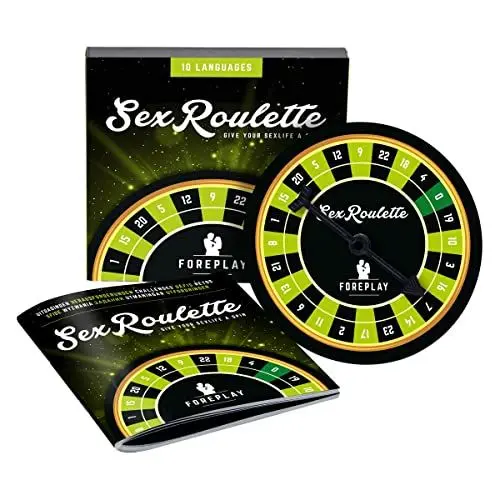 Produktbild: Tease & Please Foreplay Sex Roulette (10 Sprachen) - Spiele für Erwachsene für mehr Abenteuer in Ihrem Sexualleben - Brettspiele Erwachsene für etwas Spaß im Schlafzimmer