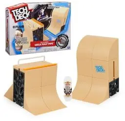 Produktbild: Tech Deck, Danny Way Mega Half Pipe X-Connect Park Creator, anpassbares Rampenset mit besonderem Plan B Fingerboard, Kinderspielzeug für Jungen und Mädchen