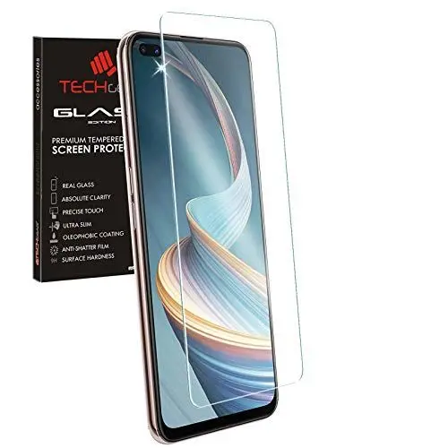 Produktbild: TECHGEAR Glas, Oppo Reno 4Z 5G Schutzfolie, Displayschutzfolie aus gehärtetem Glas (9H Härte) (Crystal Clarity) folie