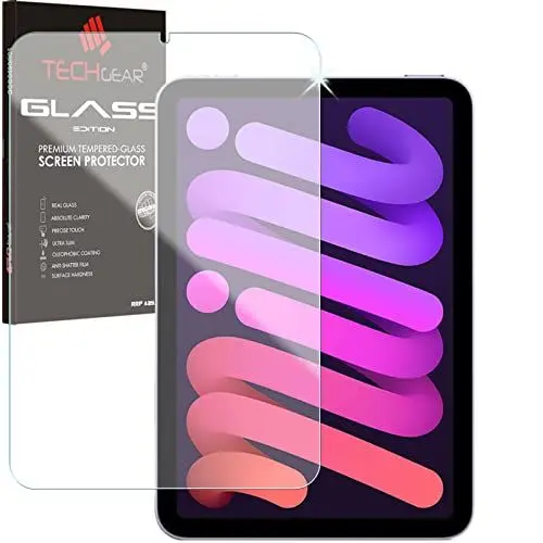 Produktbild: TECHGEAR Matte Glas kompatibel mit iPad Mini 7/6 (7. / 6. Generation) Matt Blendschutz Schutzfolie Auflage, Original gehärtetes Glas Displayschutzfolie kompatibel mit iPad Mini 6/7 (8,3 zoll)