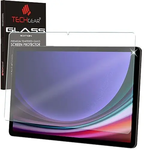 Produktbild: TECHGEAR Matte Glass für kompatibel mit Samsung Galaxy Tab S7 FE 12,4 Tab S8 Plus, Tab S9 Plus, Tab S9 FE Plus, Tab S7 Plus, Matt Blendschutz Glas Auflage, Original gehärtetes Glas Displayschutzfolie